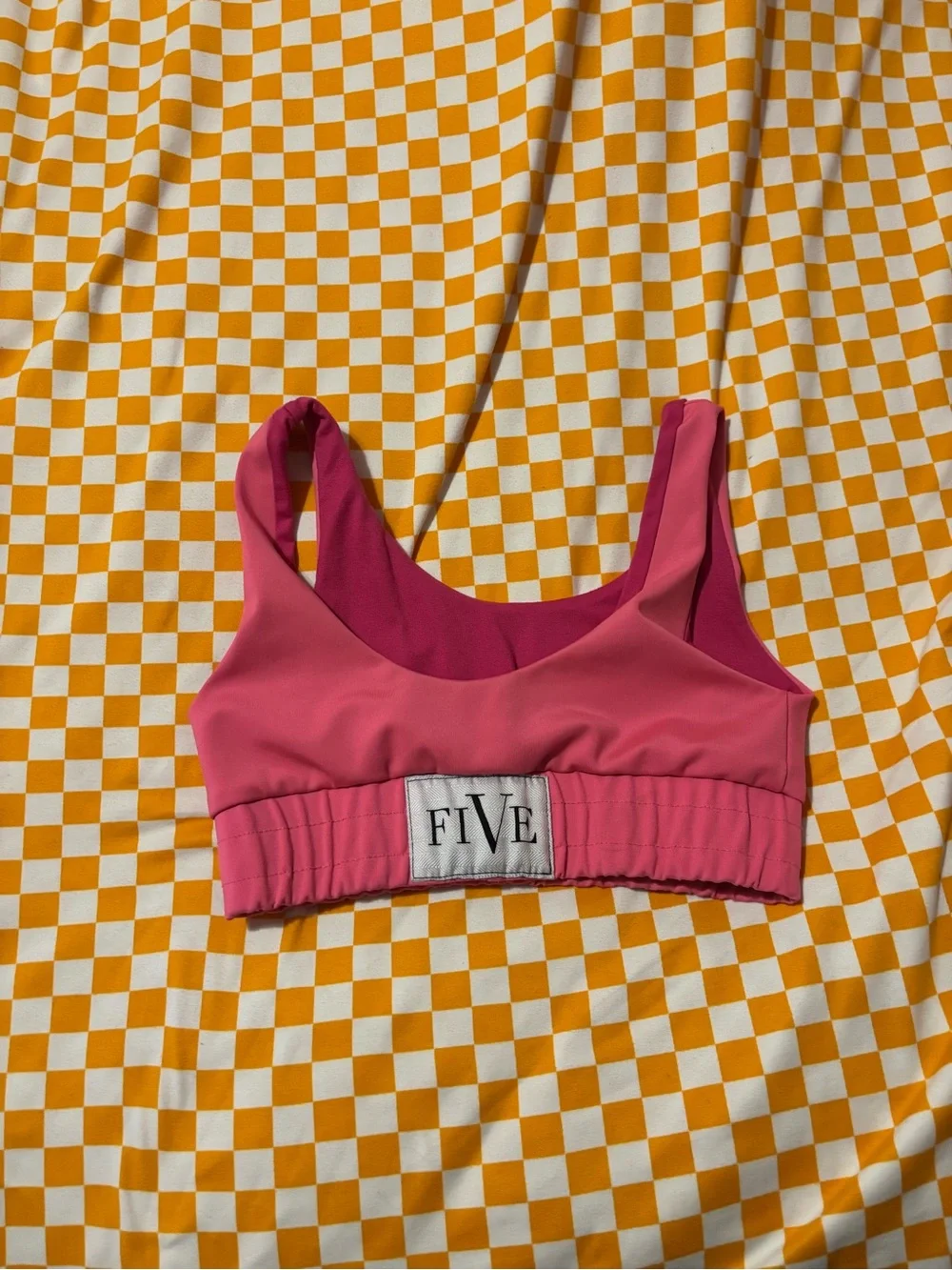 Kids Pink sports bra Top - five the label